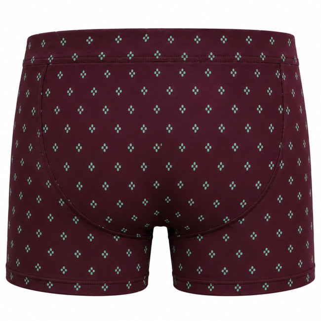 Set boxershort microvezel Tie bordeaux