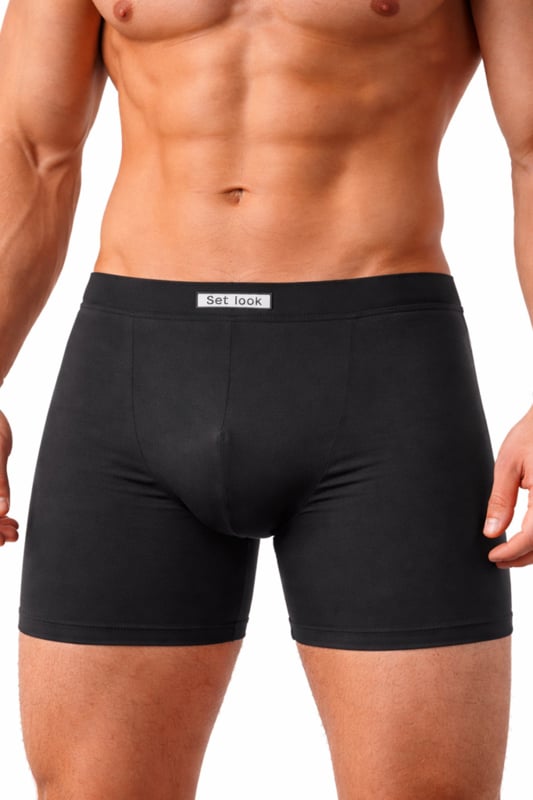 Boxershorts microvezel SET  4 zwart + 2 wit