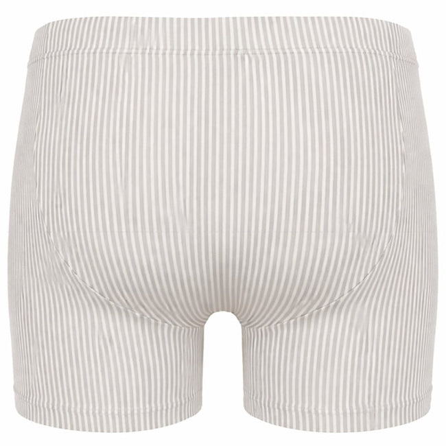 Boxershort stretch katoen grijs gestreept