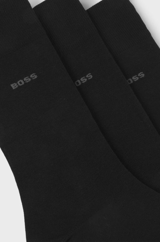 Heren sokken Boss 6-paar zwart