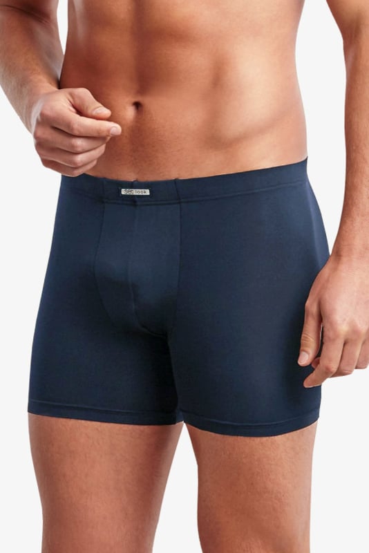 Boxershorts microvezel SET 6 x donkerblauw