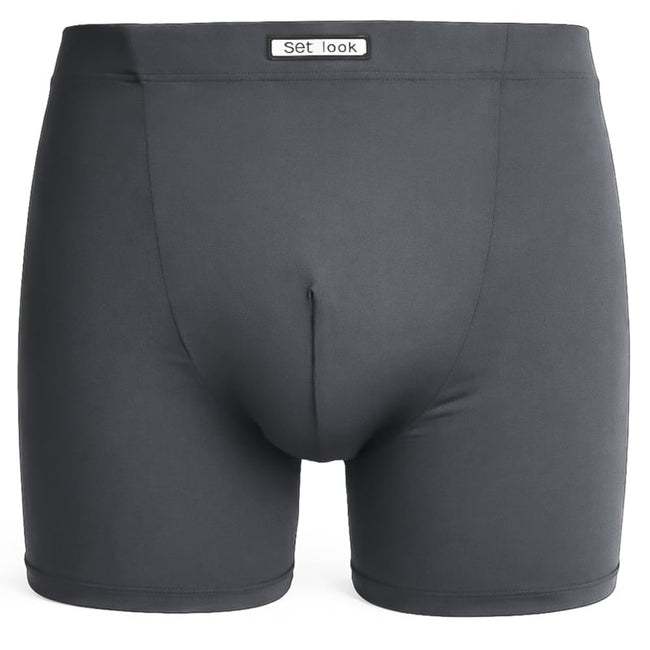 Boxershorts microvezel SET  6 x antraciet