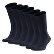 Heren sokken Falke happy 6-paar blauw