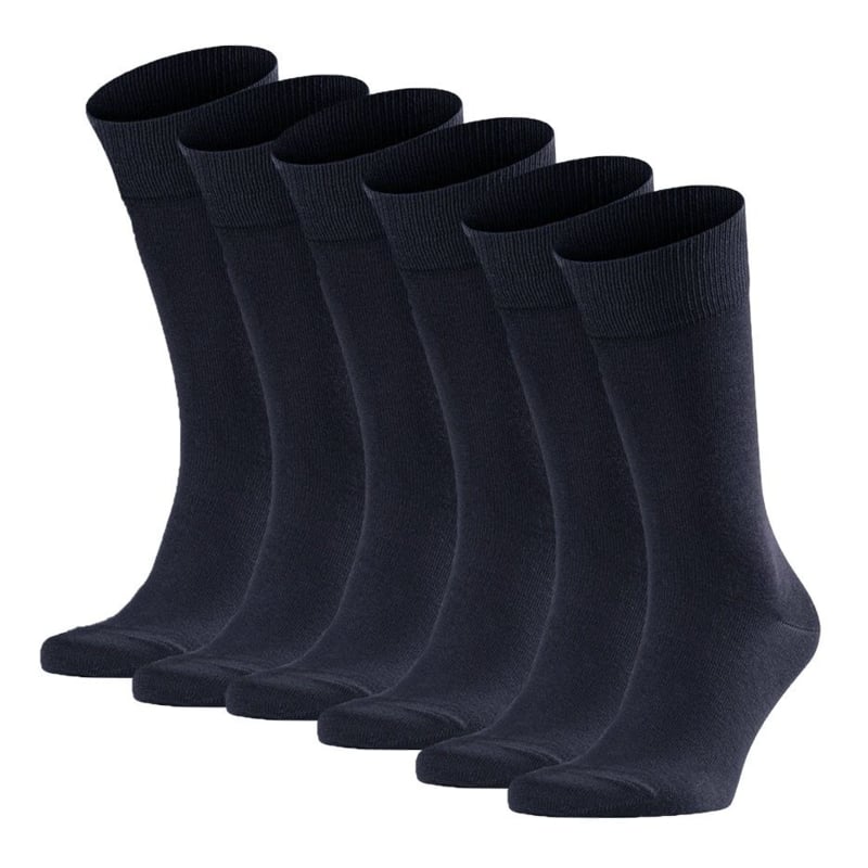 Heren sokken Falke happy 6-paar blauw