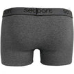 SET sport boxershort 18452 kort model grijs