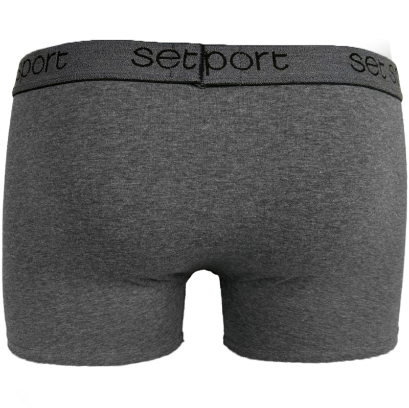 SET sport boxershort 18452 kort model grijs