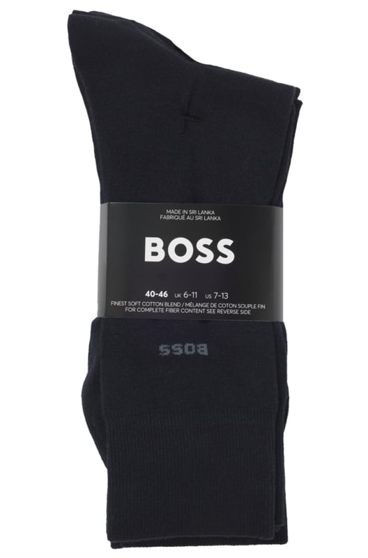 Heren sokken Boss 6-paar zwart-grijs-blauw