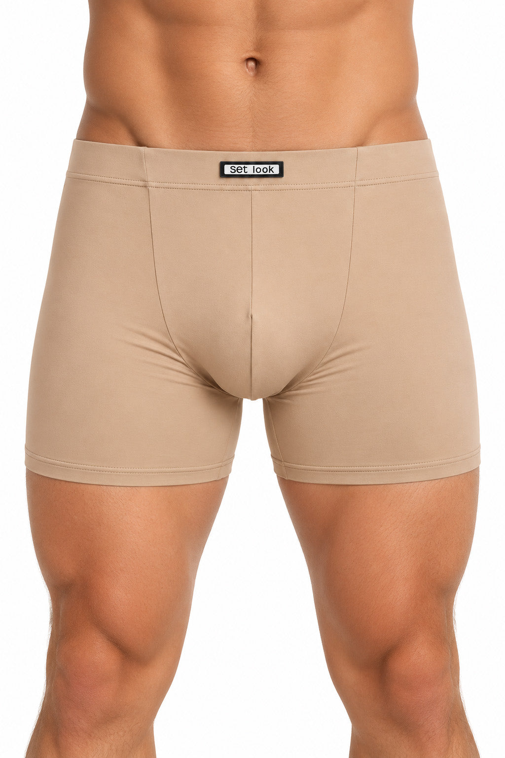 Boxershort microvezel  SET huidkleur
