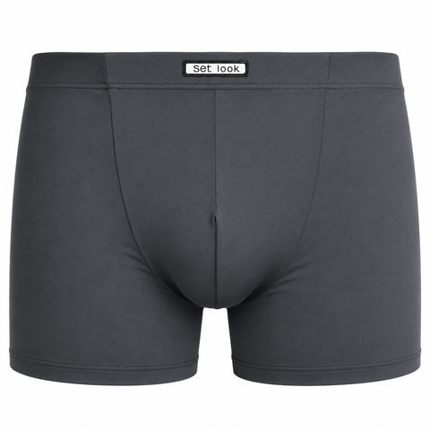 Boxershort microvezel SET donkergrijs