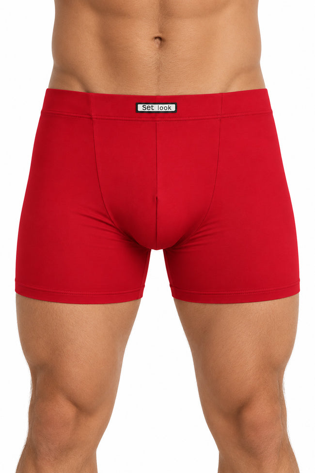 Boxershort microvezel SET rood