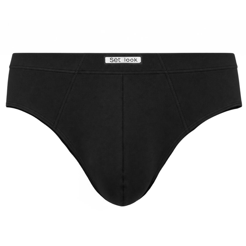 Slips microvezel herenslips 6-pack zwart