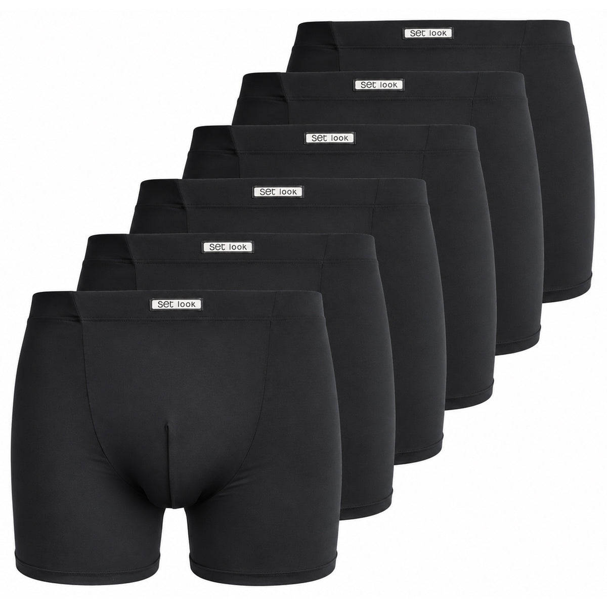 Set boxershort 6-pack 1878 zwart