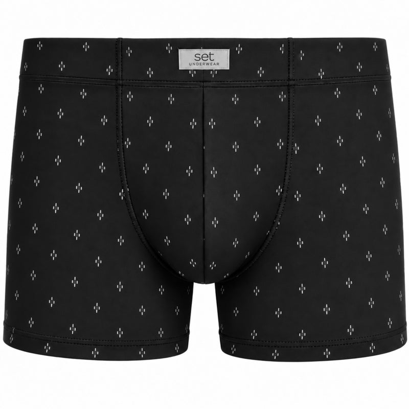 Set boxershort Lot 2-pack stripes zwart