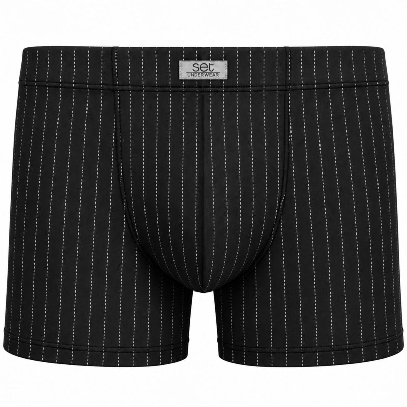 Set boxershort Lot 2-pack stripes zwart