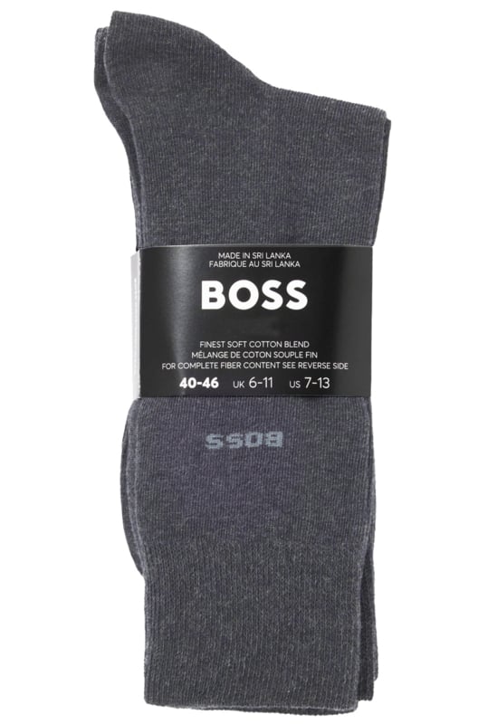 Heren sokken Boss 6-paar grijs