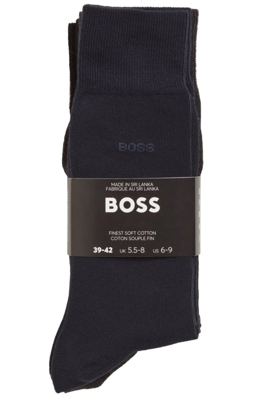 Heren sokken Boss 6-paar blauw