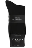 Heren sokken Falke happy 6-paar blauw