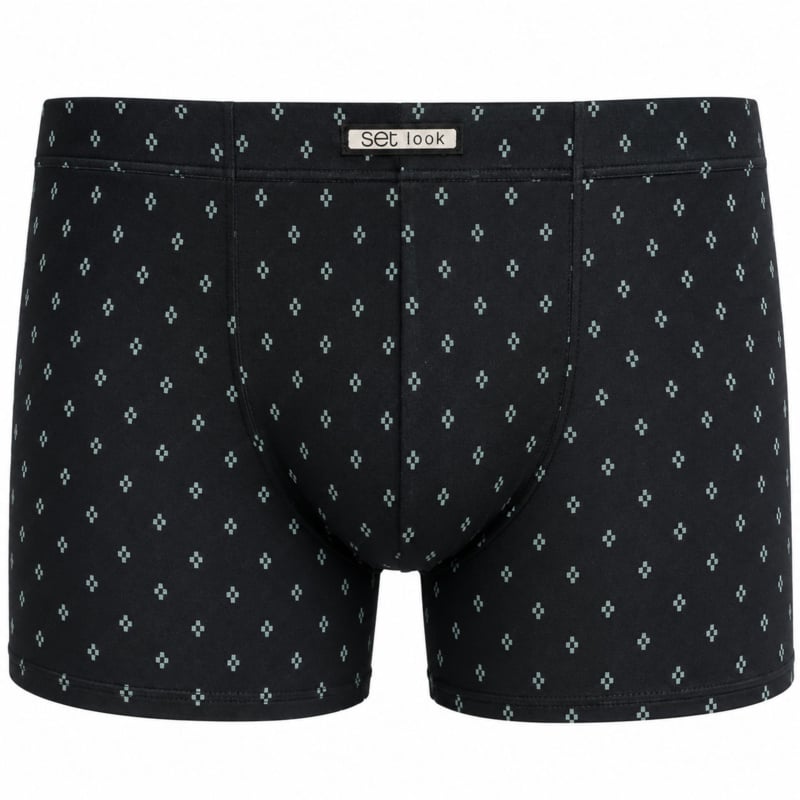 Set boxershort microvezel Tie zwart