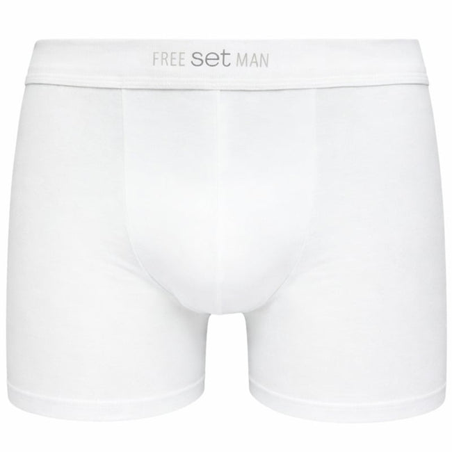 Boxershort Set stretch katoen wit