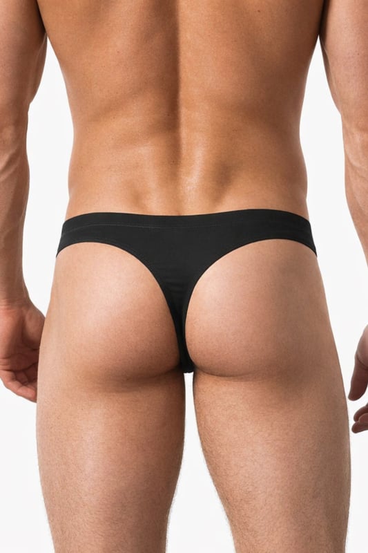 String merk SET microvezel zwart