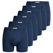 Boxershorts microvezel SET 6 x donkerblauw
